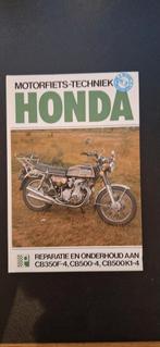 Honda Werkplaatsboek CB350F-4, CB500-4, CB500K1-4, Ophalen of Verzenden, Zo goed als nieuw, Merk of Model