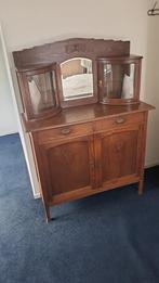 Art Deco dressoir kast met glazen zij vitrines, Huis en Inrichting, Kasten | Dressoirs, 100 tot 150 cm, Zo goed als nieuw, Art Deco
