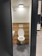 Houtlook toilet unit hangtoilet + fontein, Ophalen, Nieuw, Toilet