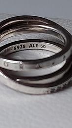 Originele Pandora zilveren ring met zirkonia's maat 50, Ophalen of Verzenden, Dame, Zilver, Kleiner dan 17