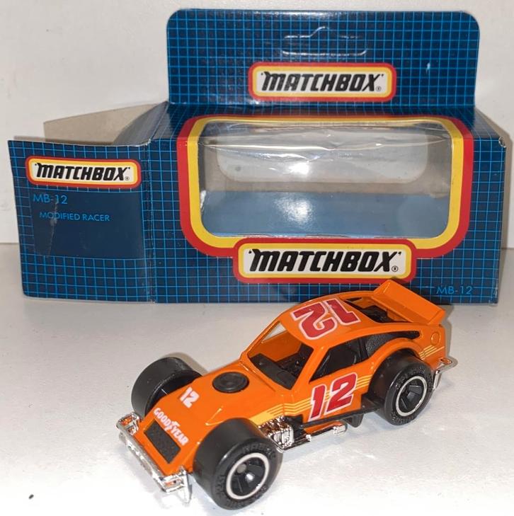 Matchbox 12J-3 Modified Racer, Macau, Hobby en Vrije tijd, Modelauto's | Overige schalen, Zo goed als nieuw, Auto, Ophalen of Verzenden
