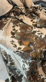Gordijnen vintage zware stof, Gebruikt, 100 tot 150 cm, 200 cm of meer, Vintage, jaren 70/80