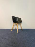 4 x Vergaderstoel HAY About A Chair 'AAC' 22 - zwart/eiken, Gebruikt, Zwart, Vier, Ophalen