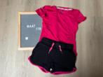 sportsetje maat 116, Meisje, Sport- of Zwemkleding, Ophalen of Verzenden, Zo goed als nieuw