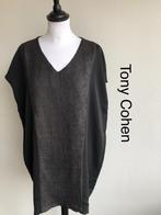Tony Cohen Blouse  {mt: 38} 4182-4,6, Maat 38/40 (M), Zwart, Ophalen of Verzenden, Zo goed als nieuw