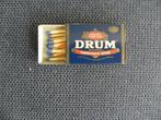 Drum Halfzware Shag lucifersdoosje met nog 11 lucifers, Ophalen of Verzenden, Gebruikt, Luciferdoosjes of -merken