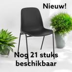 Zwarte kantinestoelen stapelstoelen kuipstoelen kunststof, Ophalen, Kunststof, Zwart, Nieuw