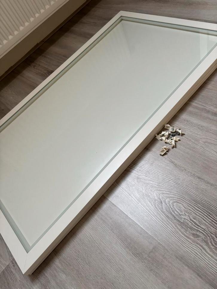 Ikea Pax glasplaat en plank 100x58 cm wit, Huis en Inrichting, Woonaccessoires | Spiegels, Zo goed als nieuw, 75 tot 100 cm, Minder dan 100 cm