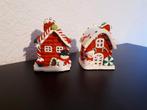 Set 2 kerst huisjes 10x8 cm, Verzamelen, Ophalen, Zo goed als nieuw, Overige typen