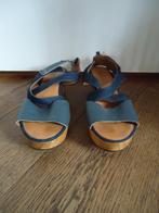 blauwe G Star schoenen met sleehak, maat 41, Schoenen met lage hakken, Blauw, Ophalen of Verzenden, Gedragen