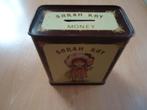 Vintage Sarah Kay spaarpot, blik, Ophalen of Verzenden, Gebruikt, Metaal of Blik, Overige thema's