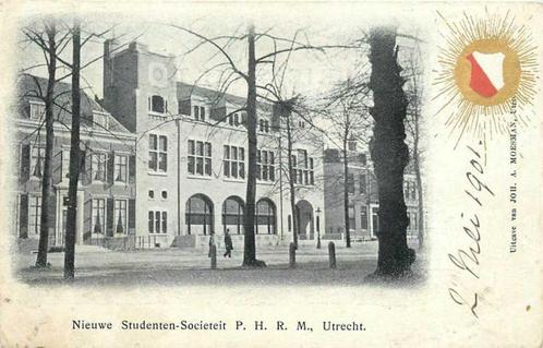 (380-756-013) Utrecht Nieuwe Studentensocieteit, Verzamelen, Ansichtkaarten | Nederland, Utrecht, Verzenden