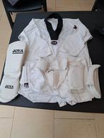 Complete Taekwondoset met beschermers., Sport en Fitness, Vechtsporten en Zelfverdediging, Taekwondo, Maat XS of kleiner, Ophalen of Verzenden