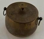 OUDE ANTIEKE KOPEREN POTJE /PANNETJE (GOUDKLEURIG), Ophalen of Verzenden