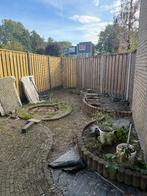 Tuin tegels/klinkers/palissadebanden, Ophalen