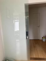 Glazen deur (melkglas), Ophalen, Gebruikt