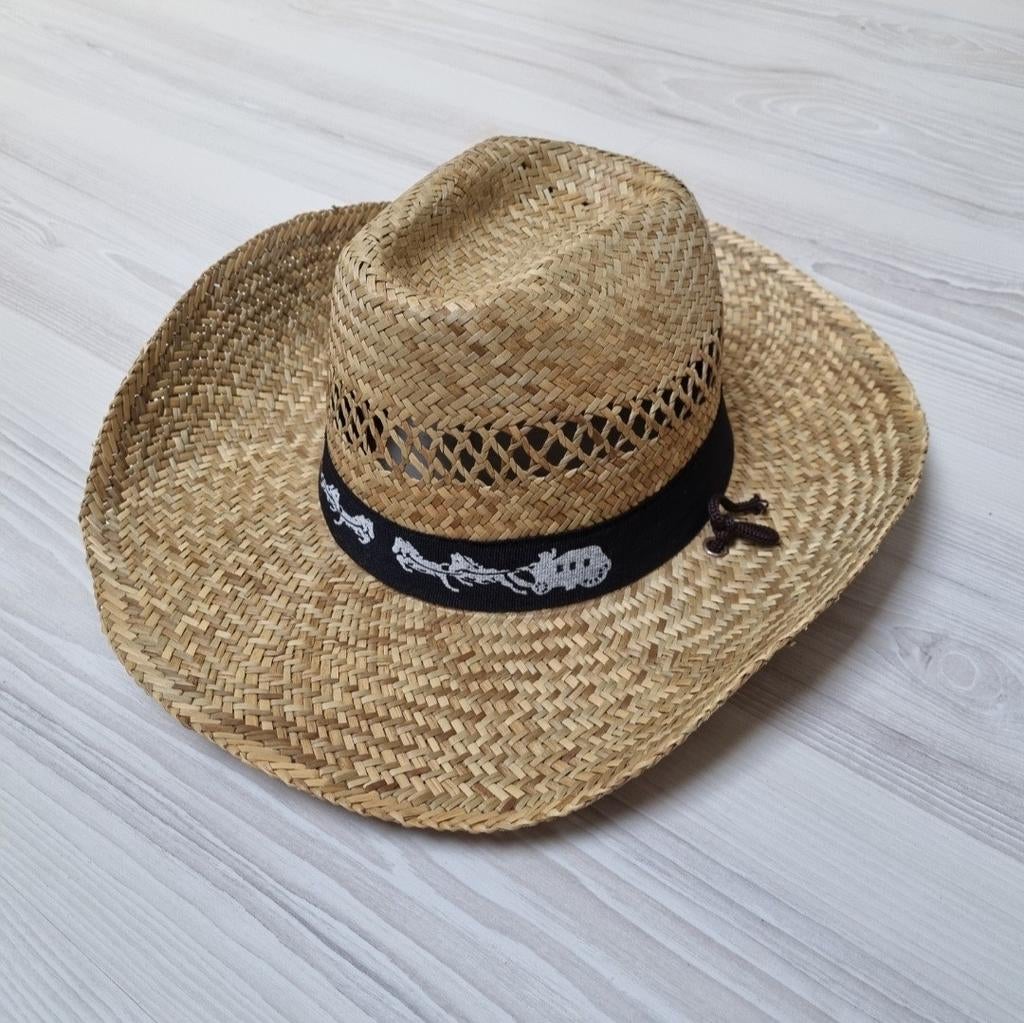 Cowboy hoed stro, Ophalen of Verzenden, Zo goed als nieuw