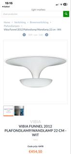 Vibia Funnel design Plafondlamp/Wandlamp 22cm - 2 stuks, Ophalen, Zo goed als nieuw