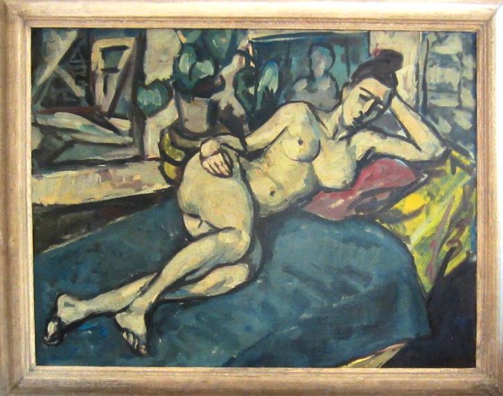 ==WILLEM SCHROFER 1898-1968 ==vrouwelijk naakt==, Antiek en Kunst, Kunst | Schilderijen | Klassiek, Ophalen