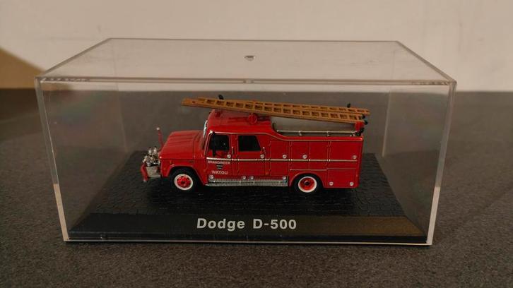 Dodge D-500 Brandweer Watou Modelauto, Hobby en Vrije tijd, Modelauto's | Overige schalen, Zo goed als nieuw, Auto, Ophalen of Verzenden