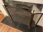 Haardscherm gietijzer. Moet weg, Huis en Inrichting, Haarden, Ophalen, Gebruikt, Houthaard