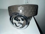 Gucci Riem met Logo, Kleding | Heren, Riemen en Ceinturen, Ophalen, 95 tot 105 cm, Bruin, Echt leder