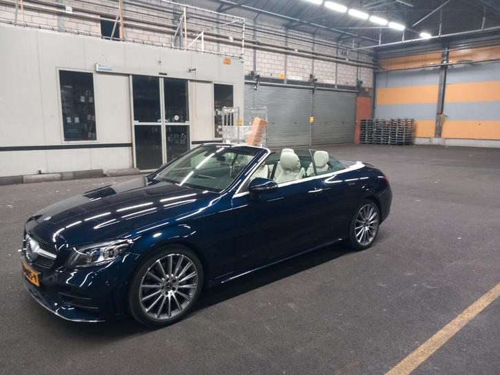 Mercedes-Benz C-Klasse C300 258pk 9G-TRONIC 2019 Blauw, Auto's, Mercedes-Benz, Particulier, C-Klasse, Benzine, Cabriolet, Automaat