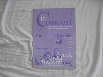 In concert Flute: 19 classics in pop and classical  + CD beschikbaar voor biedingen
