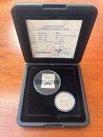 Zilveren Postzegel & Gulden Set 2001, Postzegels en Munten, Ophalen of Verzenden, Zilver, Nederland