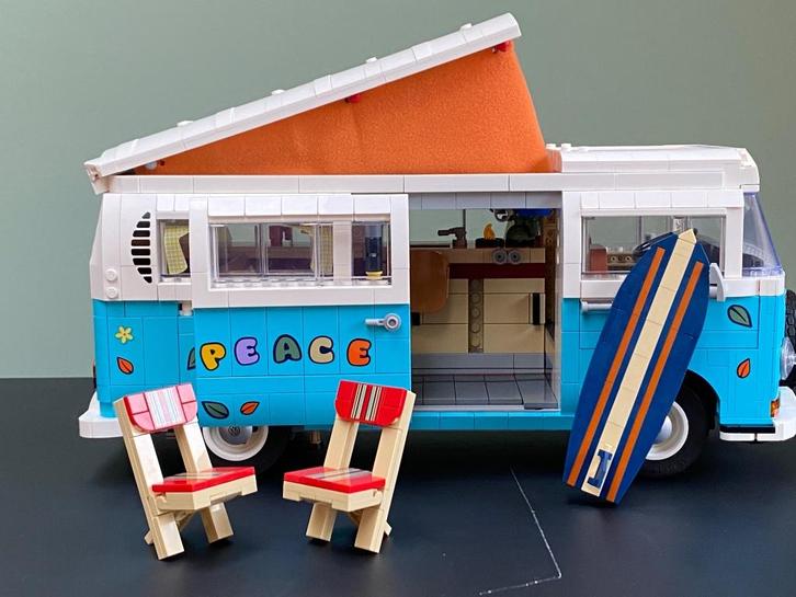 Lego Creator Expert 10279 Volkswagen T2 Camper Van, Kinderen en Baby's, Speelgoed | Duplo en Lego, Zo goed als nieuw, Lego, Complete set