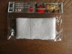 Kanten kastrand, wit met bloemen, plastic, Huis en Inrichting, Ophalen of Verzenden