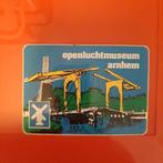 Vintage sticker Openluchtmuseum Arnhem brug molen, Verzamelen, Stickers, Ophalen of Verzenden