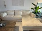 Hoekbank Velours 290x200 Beige, Huis en Inrichting, Banken | Bankstellen, Ophalen, Zo goed als nieuw, Vierpersoons of meer