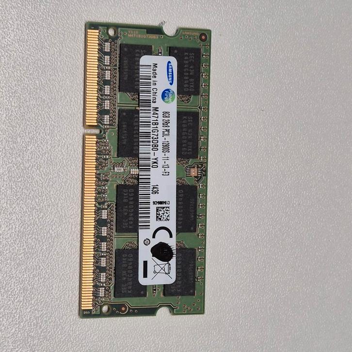 Samsung 8GB PC3L 12800s laptop geheugen, Computers en Software, RAM geheugen, Gebruikt, Laptop, 8 GB, DDR3, Verzenden