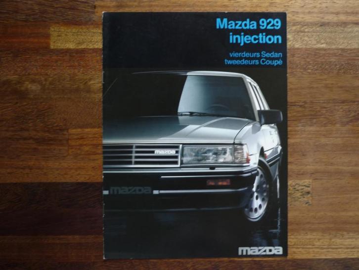 Mazda 929 injection (1984/1985), Boeken, Auto's | Folders en Tijdschriften, Nieuw, Mazda, Ophalen of Verzenden