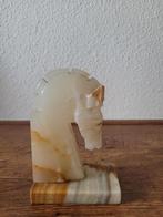 Marmeren Paarden Boekensteun, Huis en Inrichting, Ophalen of Verzenden, Gebruikt