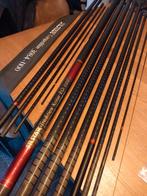 Silstar Tradition Kevlar vaste stok 11 m + topset, Ophalen of Verzenden, Zo goed als nieuw, Vaste hengel