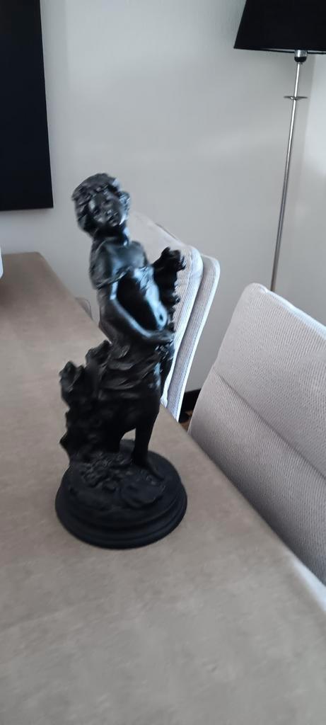 Bronzen Patina Marfinite Beeld van Vrouw, Antiek en Kunst, Kunst | Beelden en Houtsnijwerken, Ophalen of Verzenden