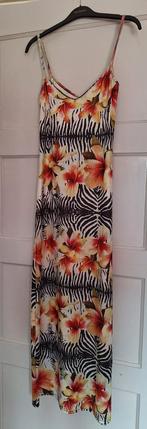 Zomerjurk Morgan - Bloemen & Zebraprint, Overige kleuren, Zo goed als nieuw, Maat 36 (S), Boven de knie