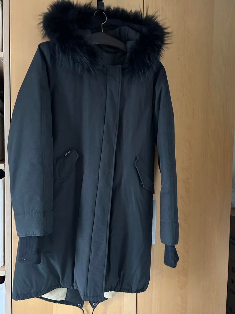 Airforce Dames Jas - Maat l zwart, Ophalen, Zo goed als nieuw, Maat 42/44 (L), Zwart