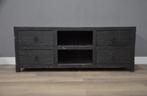 Zwart tv meubel 160 cm breed, Huis en Inrichting, Ophalen, 150 tot 200 cm, Nieuw, Minder dan 100 cm