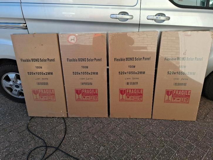 4x Nieuwe flexibele en beloopbare solarpanelen, Watersport en Boten, Accessoires en Onderhoud, Nieuw, Motor en Techniek, Ophalen