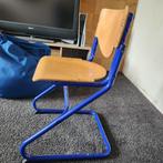 Verstelbare stoel, Ophalen, Gebruikt, Blauw, Verstelbaar