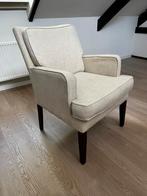 Nette beige fauteuil stoel, Ophalen, Zo goed als nieuw, 75 tot 100 cm, 50 tot 75 cm