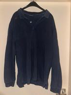 Heren donkerblauwe lange mouwen polo van C&A, Ophalen of Verzenden, Zo goed als nieuw, Maat 46/48 (XL) of groter, Blauw