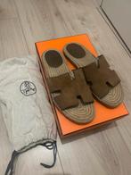 Hermes slippers maar 42, Kleding | Heren, Schoenen, Ophalen of Verzenden, Zo goed als nieuw, Zwart