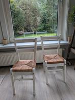 Vintage Kinderstoelen Wit Rotan, Huis en Inrichting, Stoelen, Ophalen, Riet of Rotan, Gebruikt, Twee