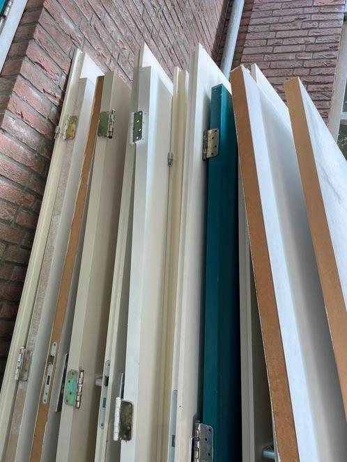 Diversen binnen deuren inc deurbeslag & scharnieren, Doe-het-zelf en Verbouw, Deuren en Horren, Gebruikt, Binnendeur, 200 tot 215 cm
