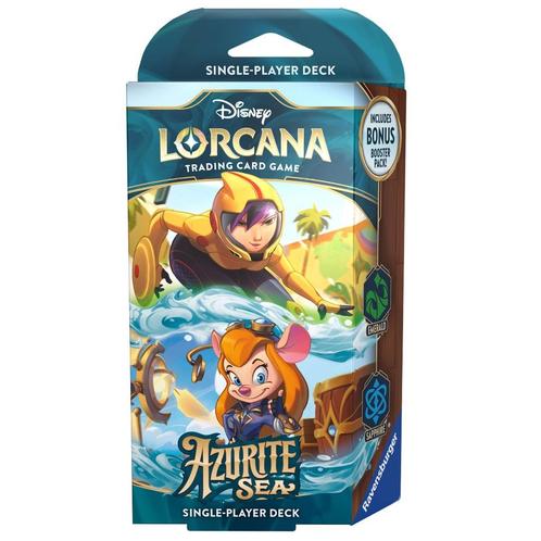 Disney Lorcana TCG Azurite Sea Starter Deck: Go Go Tomago, Hobby en Vrije tijd, Verzamelkaartspellen | Overige, Nieuw, Starterdeck