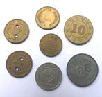 Setje automaatmuntjes jetons tokens munt voor automaten, Ophalen of Verzenden